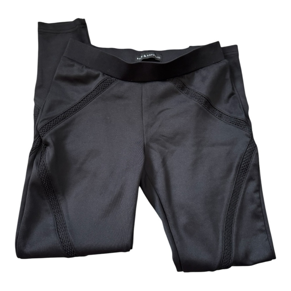 Rock & Republic Mesh Inset Leggings - Picture 6 of 7